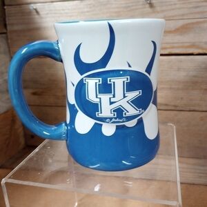 University of Kentucky UK Wildcats Flame Mug Blue White NCAA.